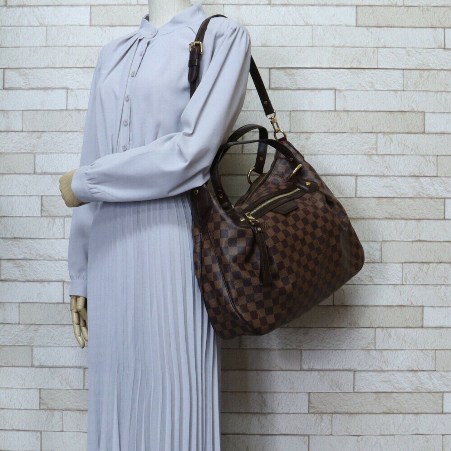 Louis Vuitton Brown Damier Canvas Damier Canvas Shoulder Bag