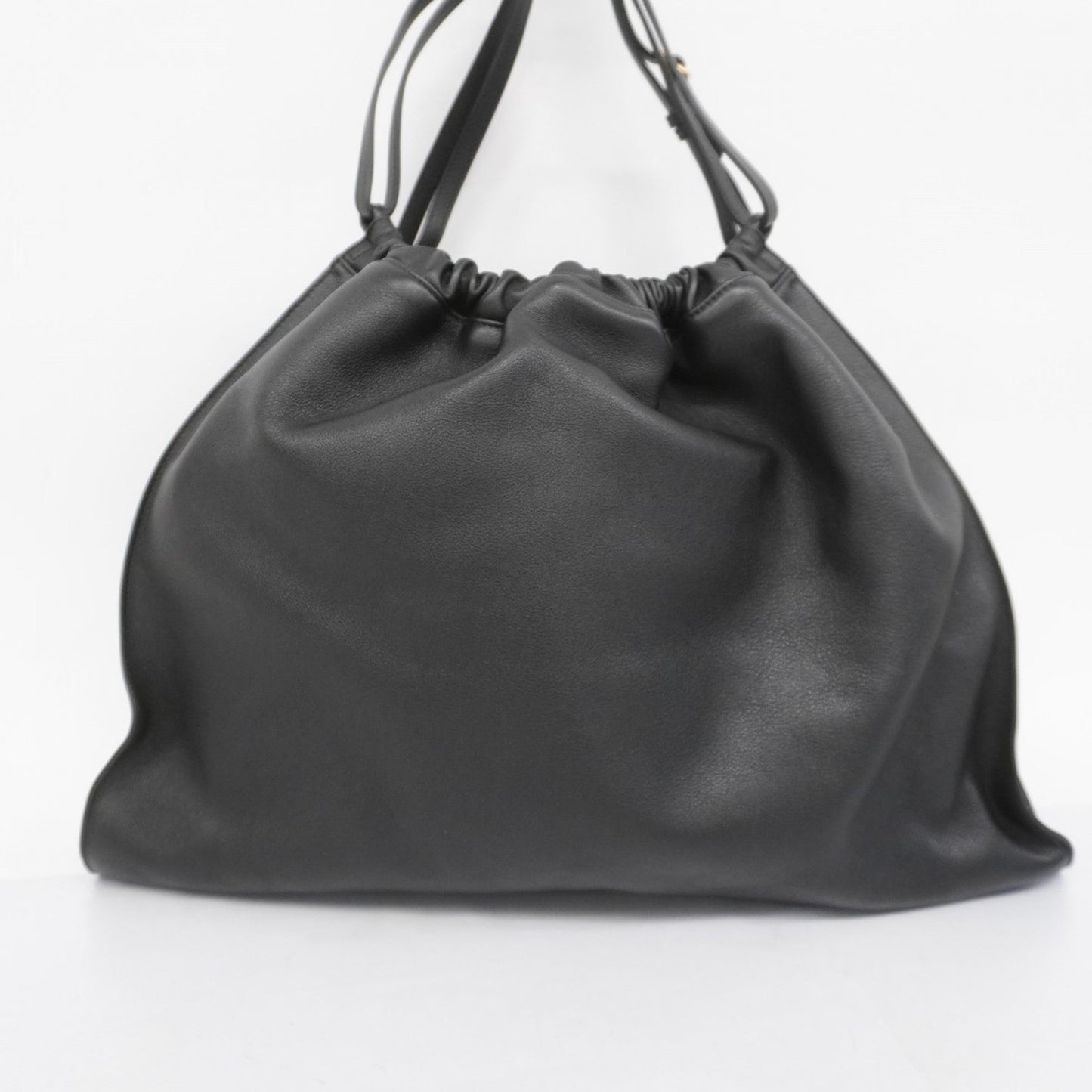 Gucci Black Leather Tote Bag