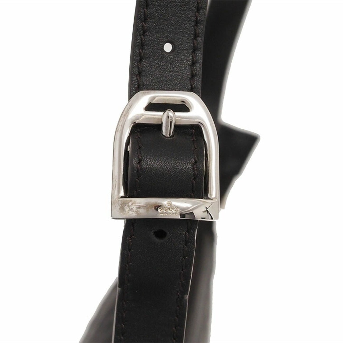 Gucci Horsebit Brown Leather Shoulder Bag