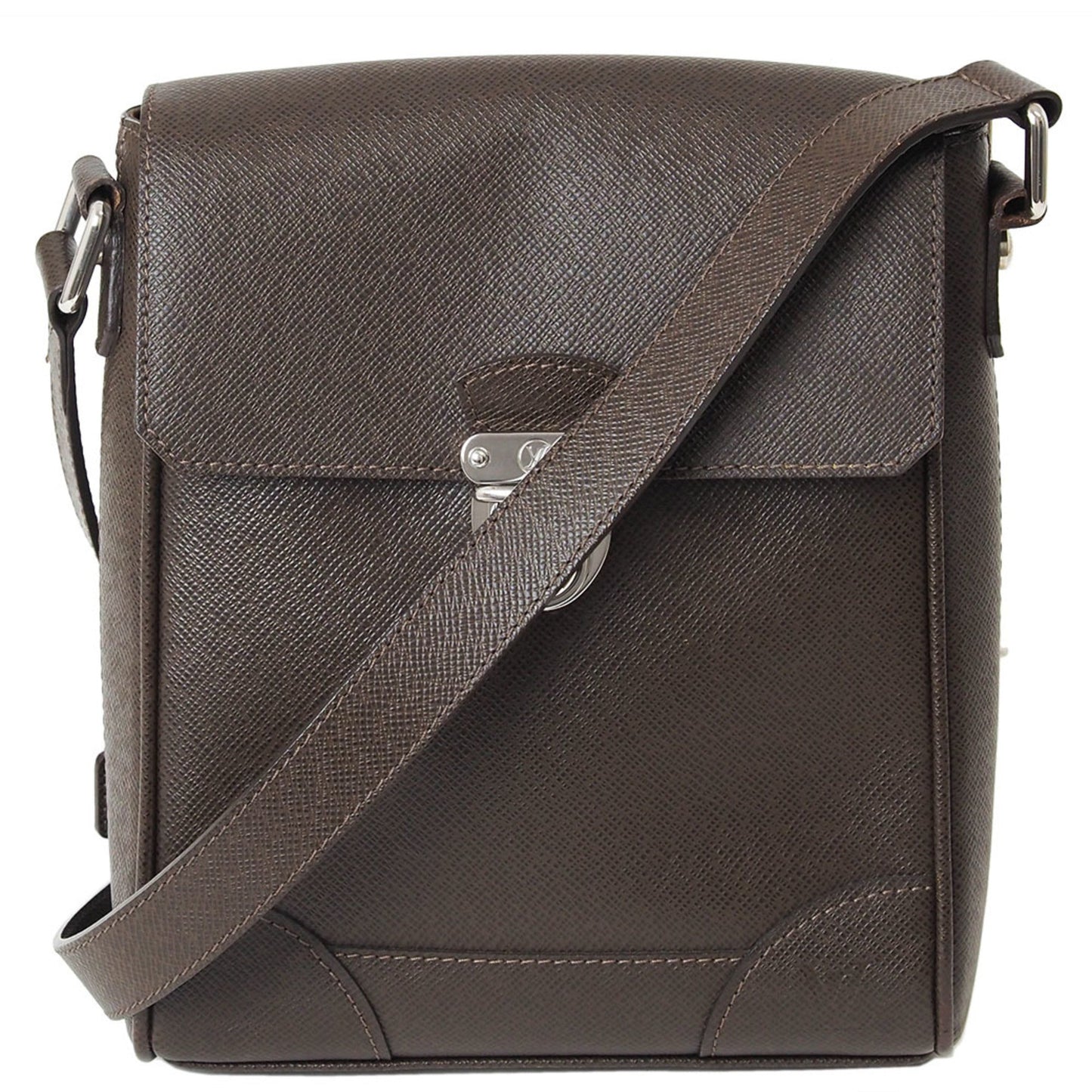 Louis Vuitton Taiga Grizzly Taiga Leather Shoulder Bag ()