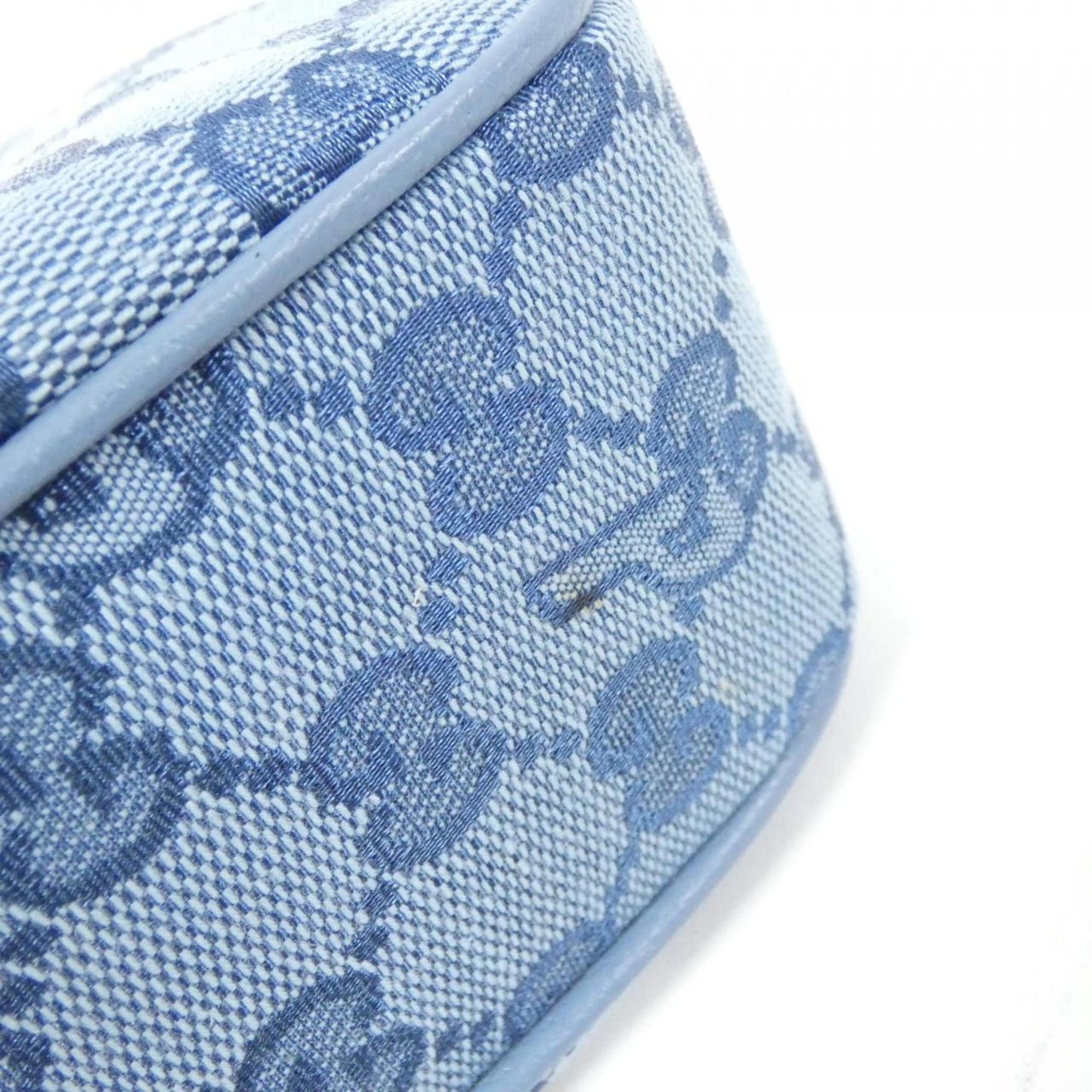 Gucci Gg Canvas Blue Gg Canvas Shoulder Bag