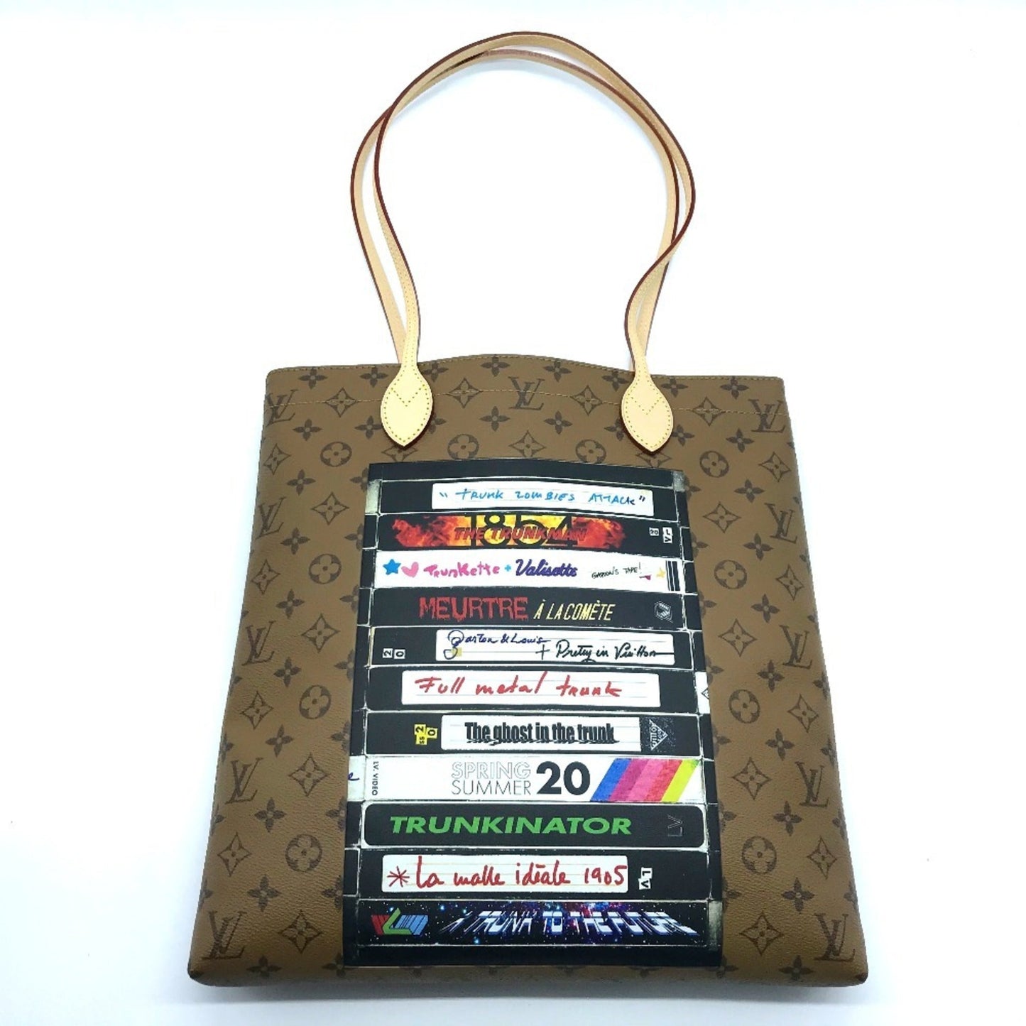 Louis Vuitton Brown Monogram Reverse Shoulder Bag Tote Bag ()