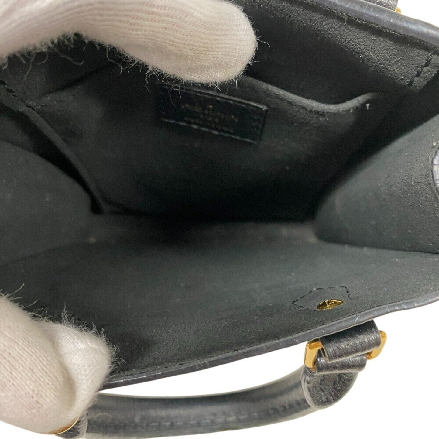 Louis Vuitton Monogram Navy Leather Shoulder Bag