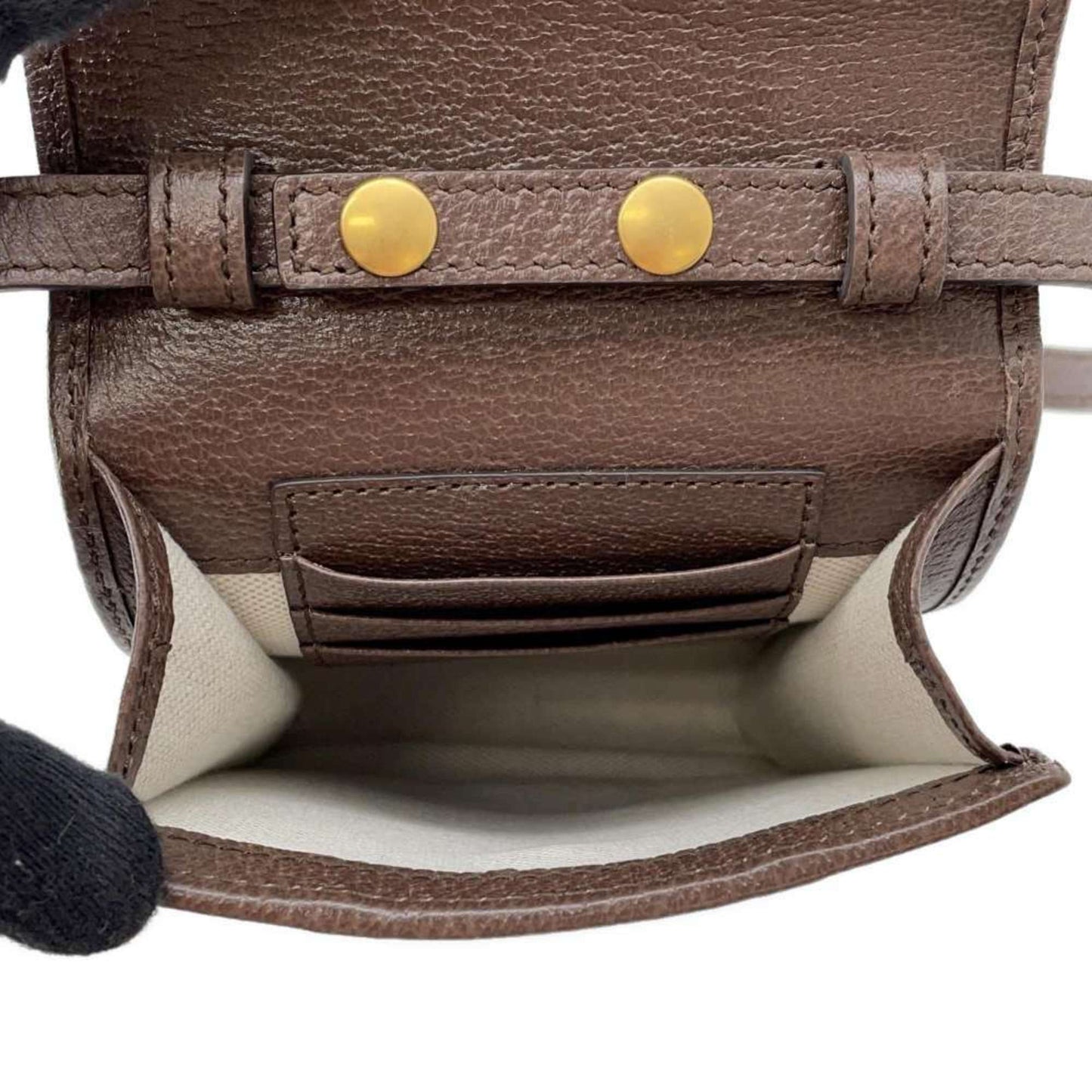 Gucci Brown Pvc Leather Shoulder Bag