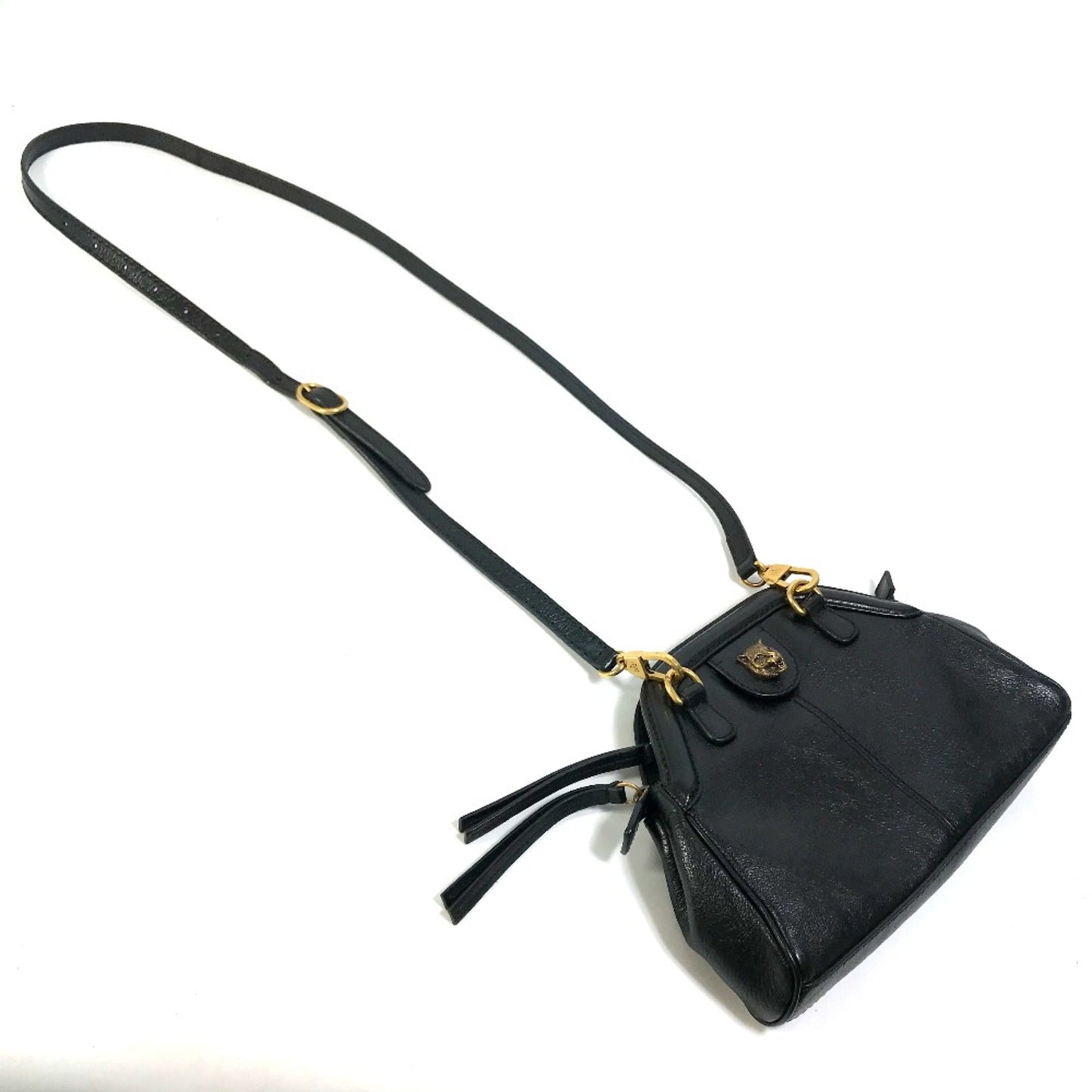 Gucci Black Leather Shoulder Bag