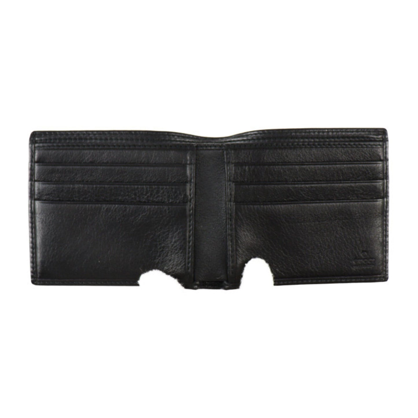Gucci Black Leather Bill Wallet (Bi-Fold)