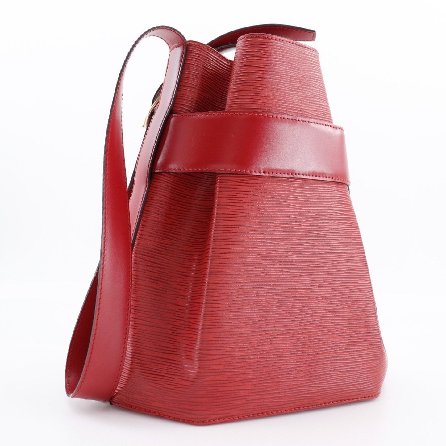 Louis Vuitton Castilian Red Red Color Epi Leather Shoulder Bag