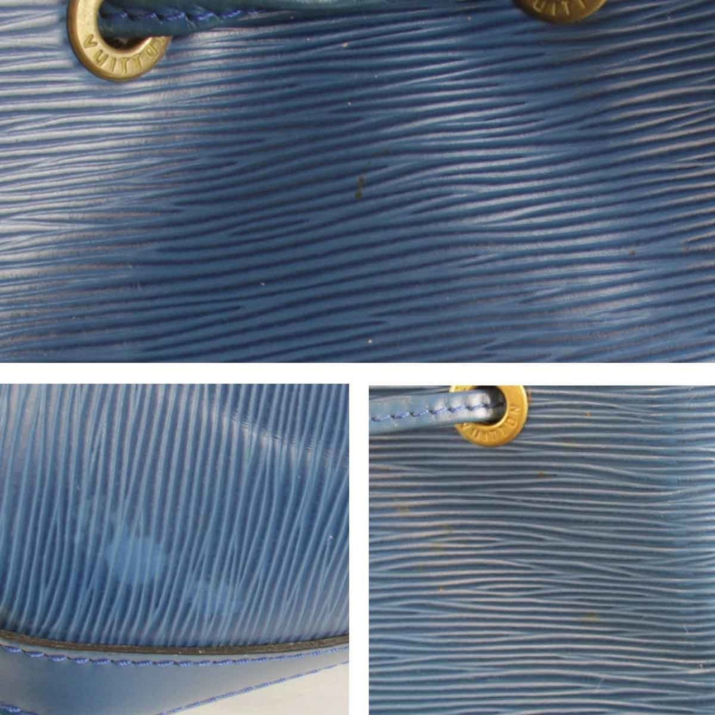 Louis Vuitton Blue Epi Leather Shoulder Bag