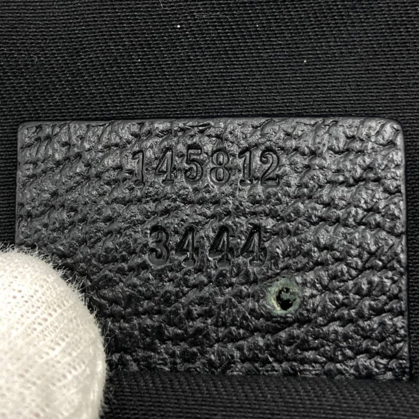 Gucci Black Gg Canvas Shoulder Bag