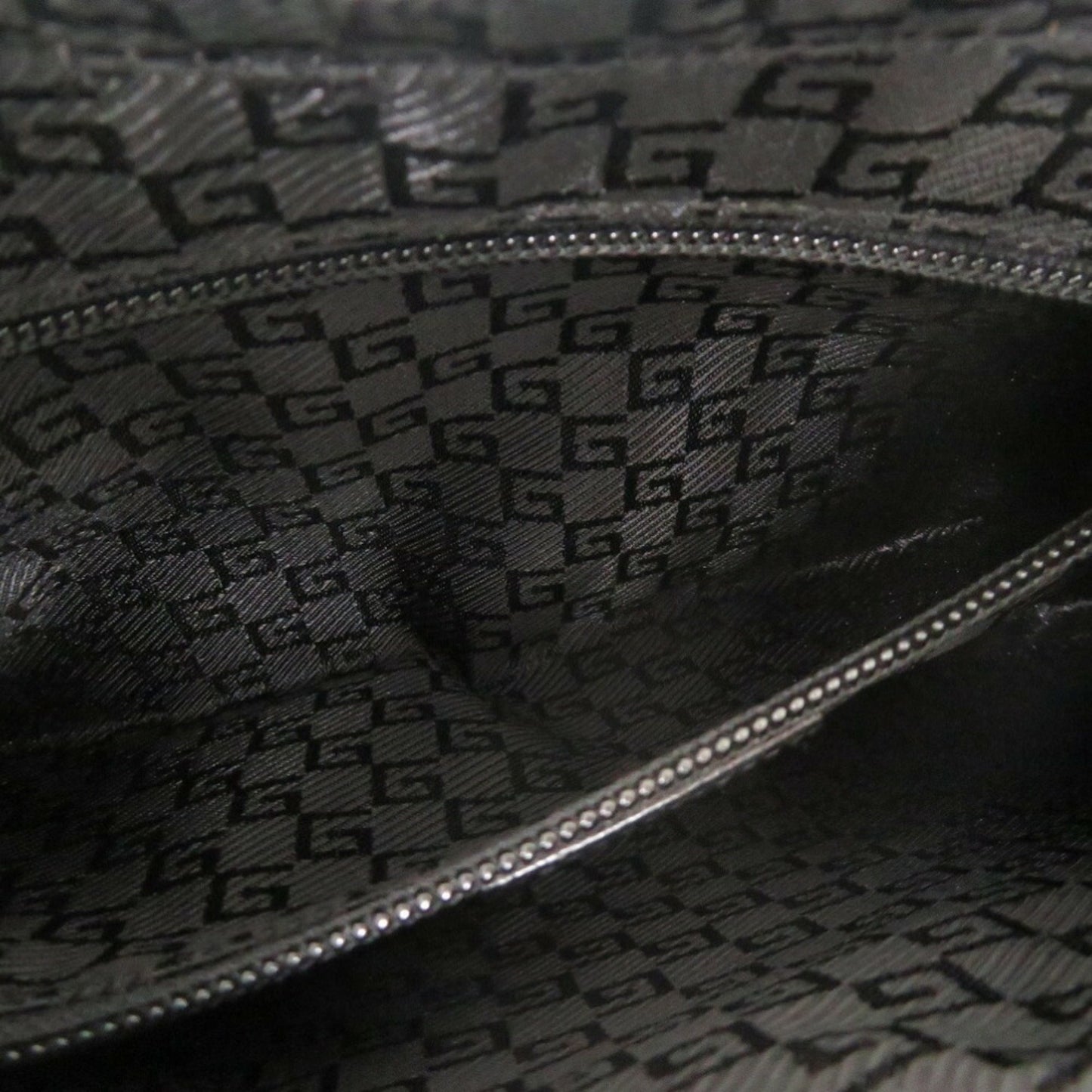 Gucci Black Canvas Shoulder Bag