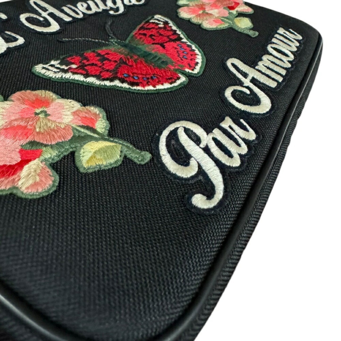 Gucci Black Canvas Clutch Bag