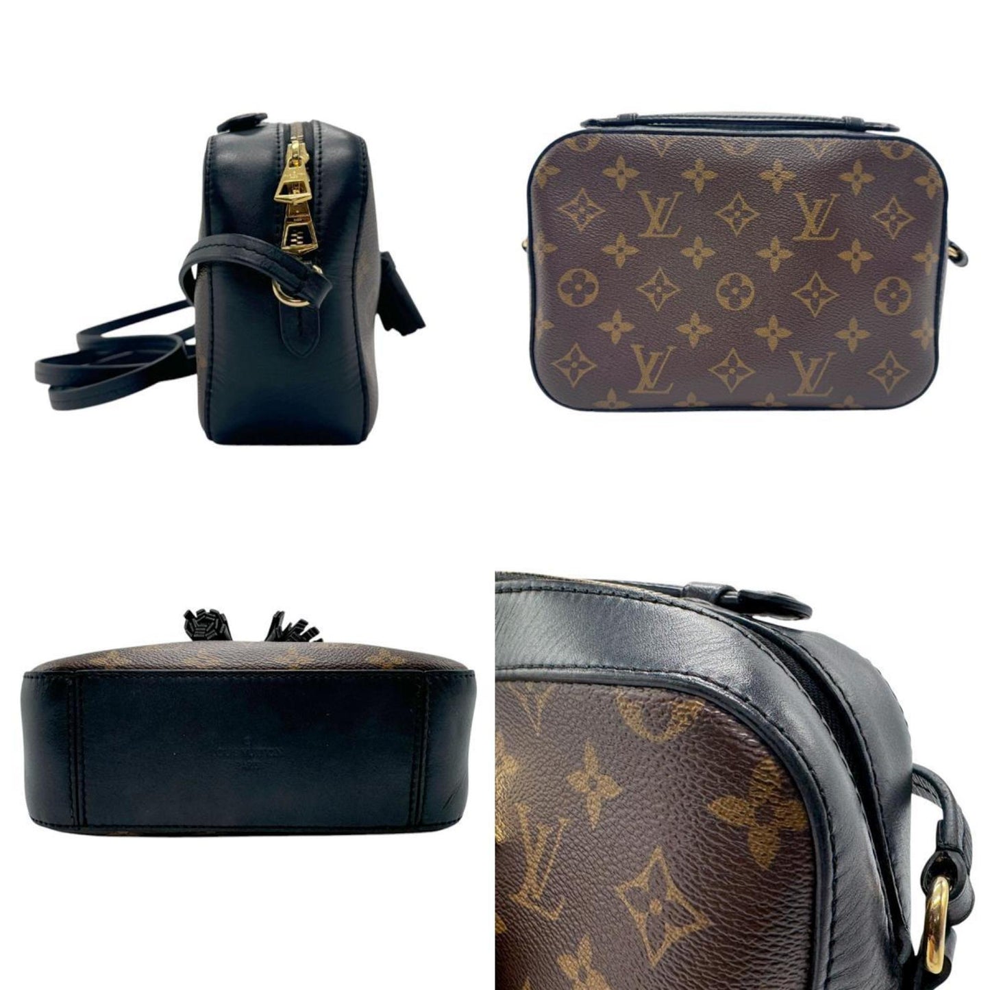 Louis Vuitton Noir Monogram Shoulder Bag
