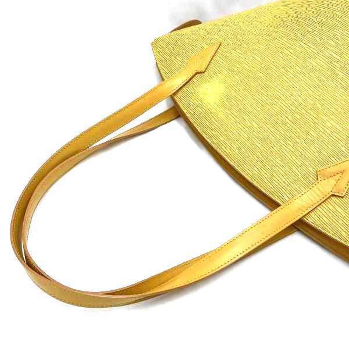 Louis Vuitton Epi Yellow Leather Shoulder Bag Tote Bag