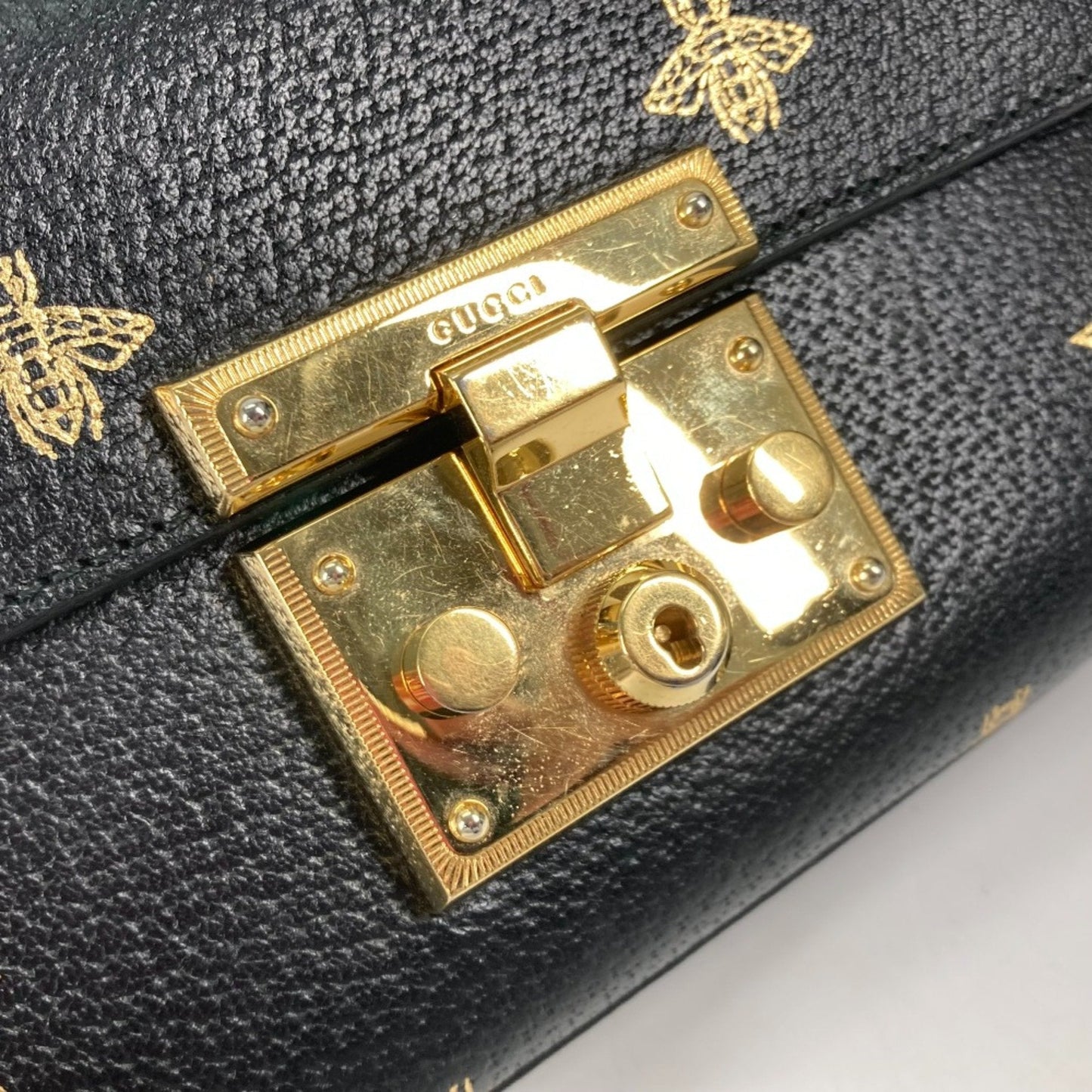 Gucci Black Leather Shoulder Bag