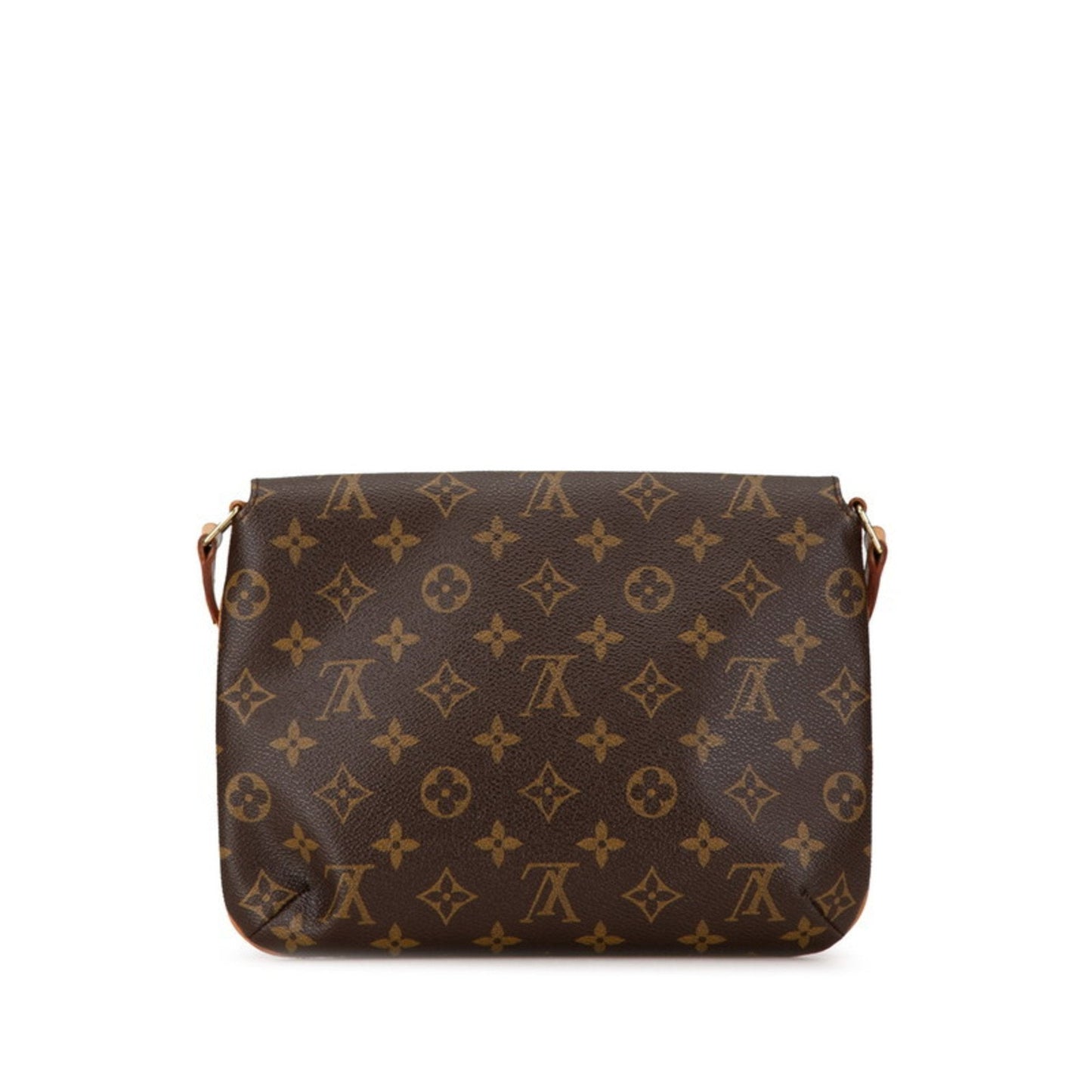 Louis Vuitton Brown Pvc Leather Handbag Shoulder Bag