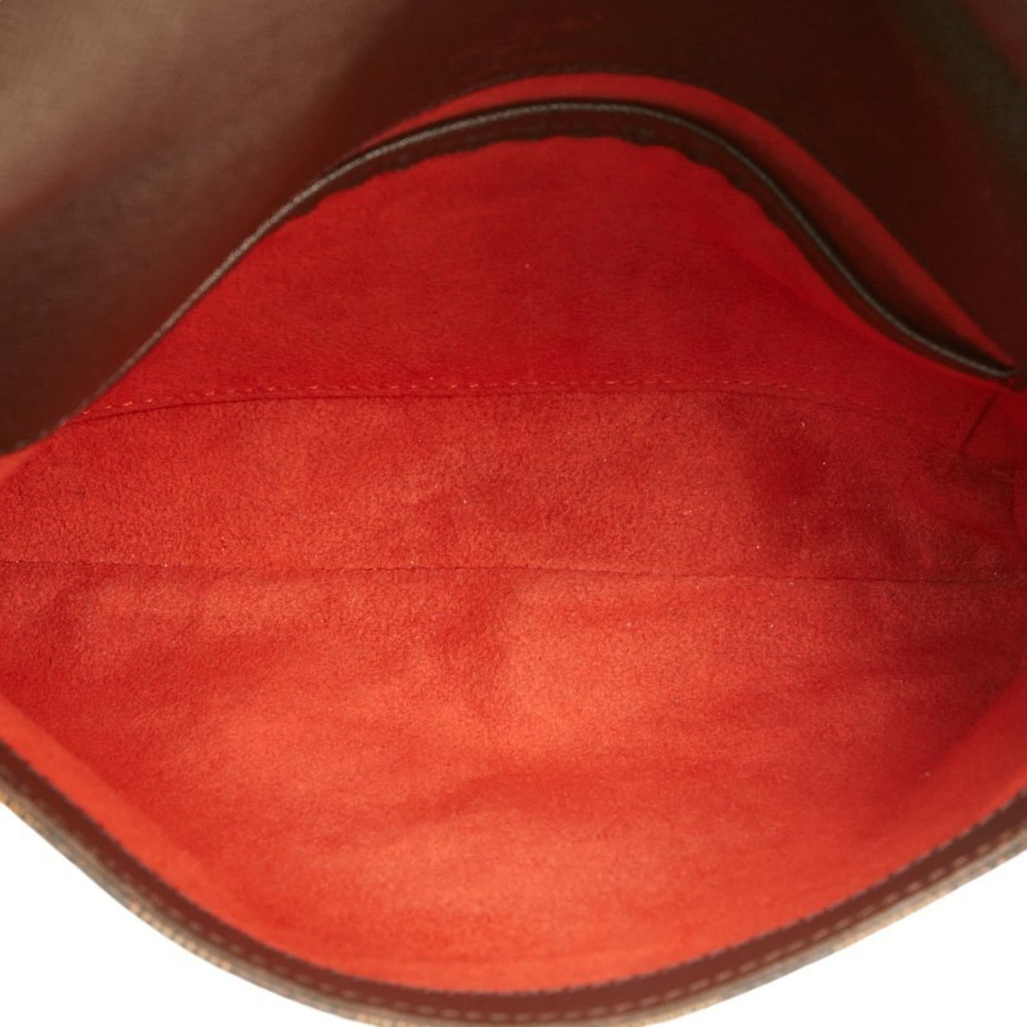 Louis Vuitton Brown Pvc Leather Handbag Shoulder Bag