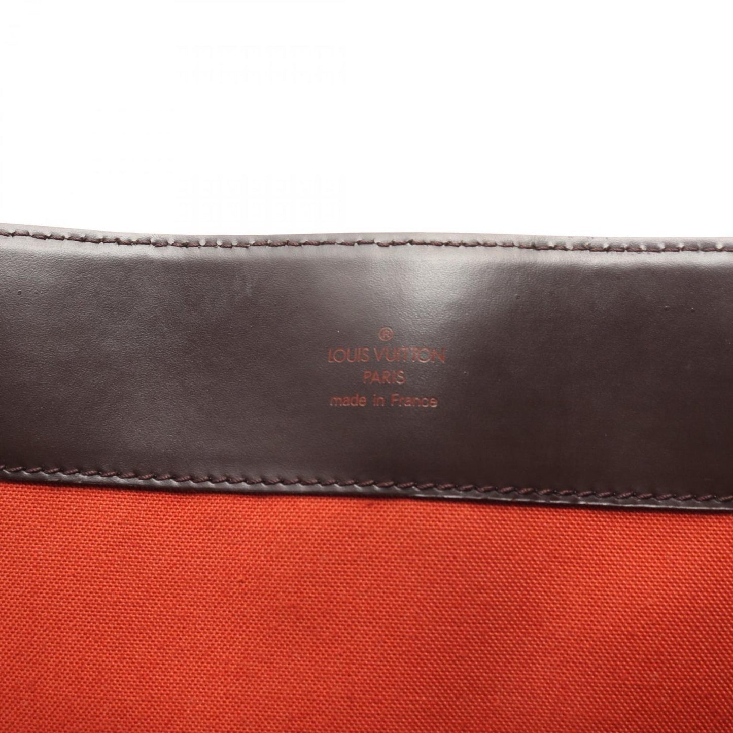 Louis Vuitton Damier Brown Coated Canvas Leather Shoulder Bag