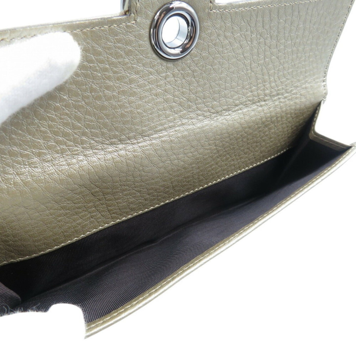 Gucci Champagne Leather Long Wallet (Bi-Fold)
