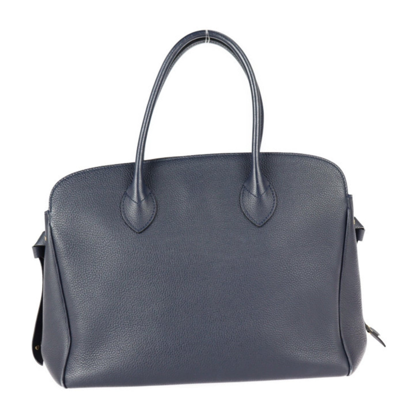 Louis Vuitton Navy Blue Leather Handbag Shoulder Bag