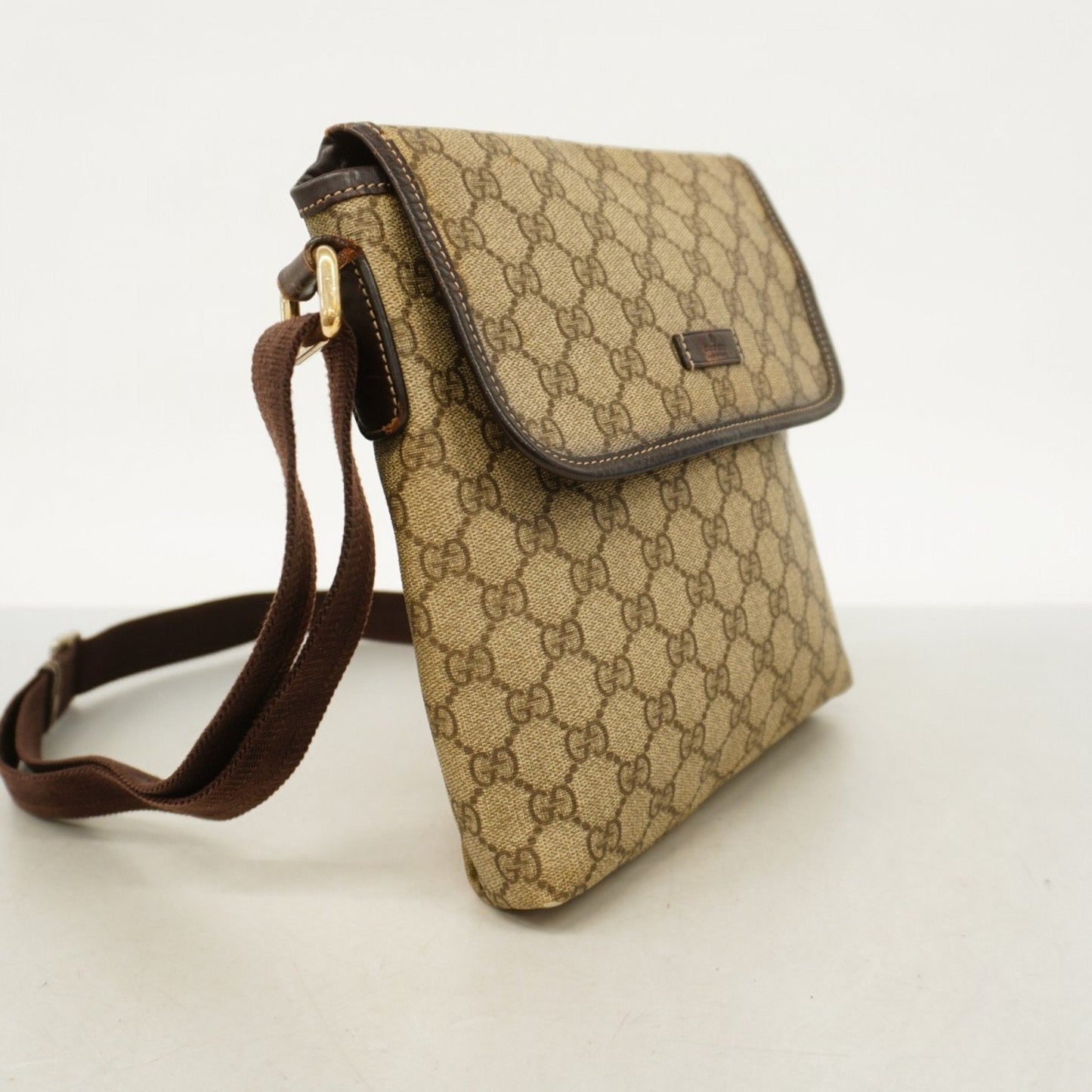 Gucci Brown Pvc Shoulder Bag