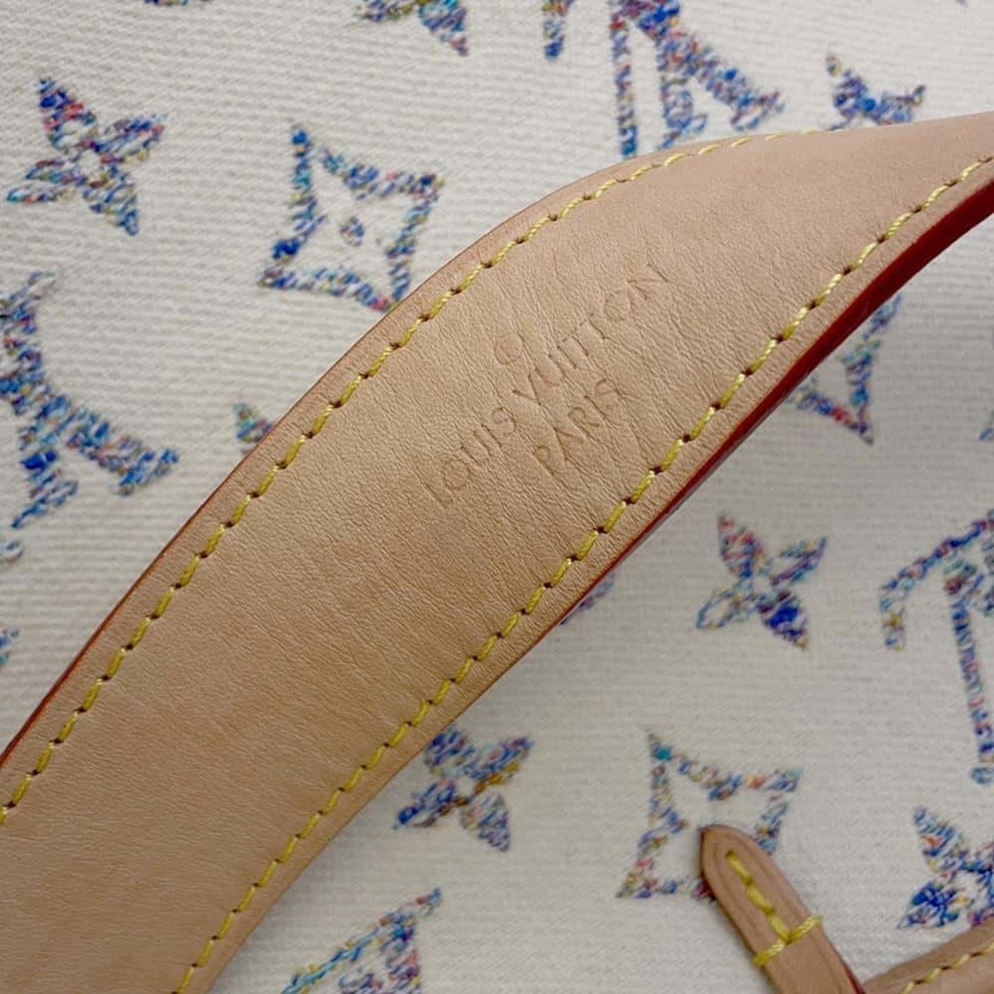 Louis Vuitton Multi-Color Off-White Monogram Jacquard Pouch Shoulder Bag