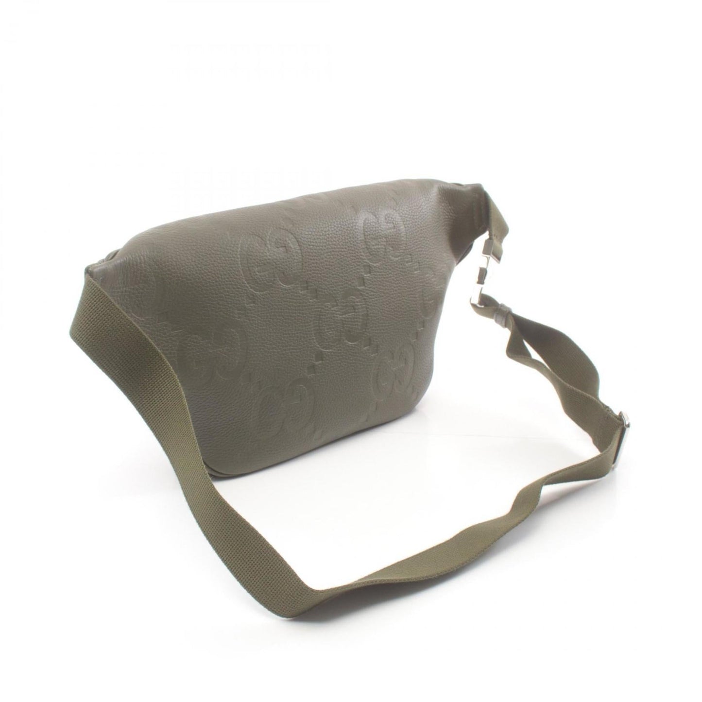Gucci Khaki Leather Fanny Pack