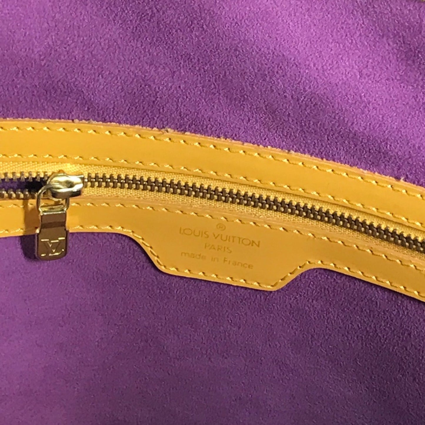 Louis Vuitton Yellow Leather Shoulder Bag