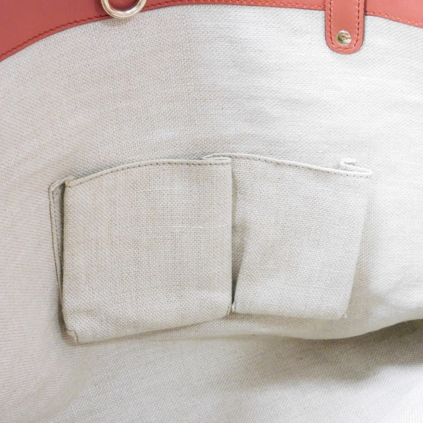 Gucci Beige Linen Shoulder Bag Tote Bag