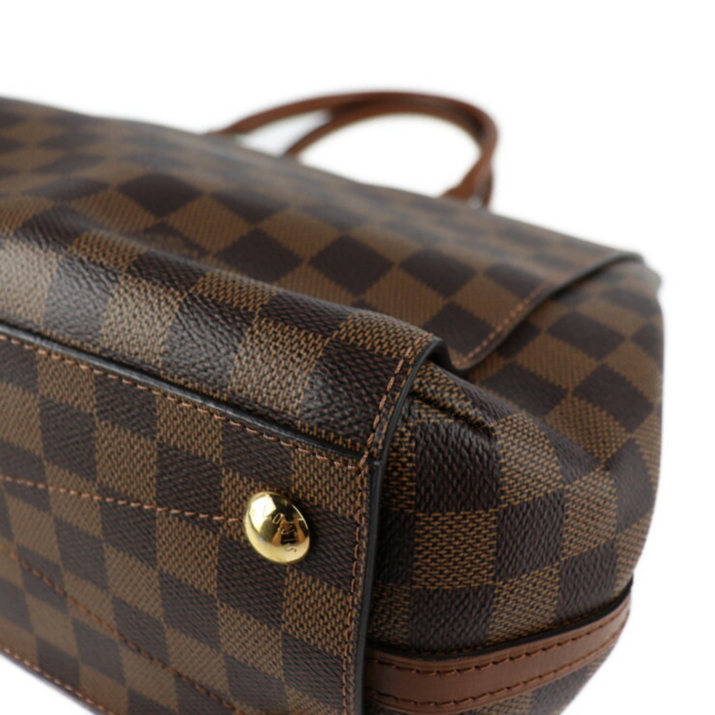 Louis Vuitton Brown Damier Canvas Handbag Shopping Bag Shoulder Bag Tote Bag