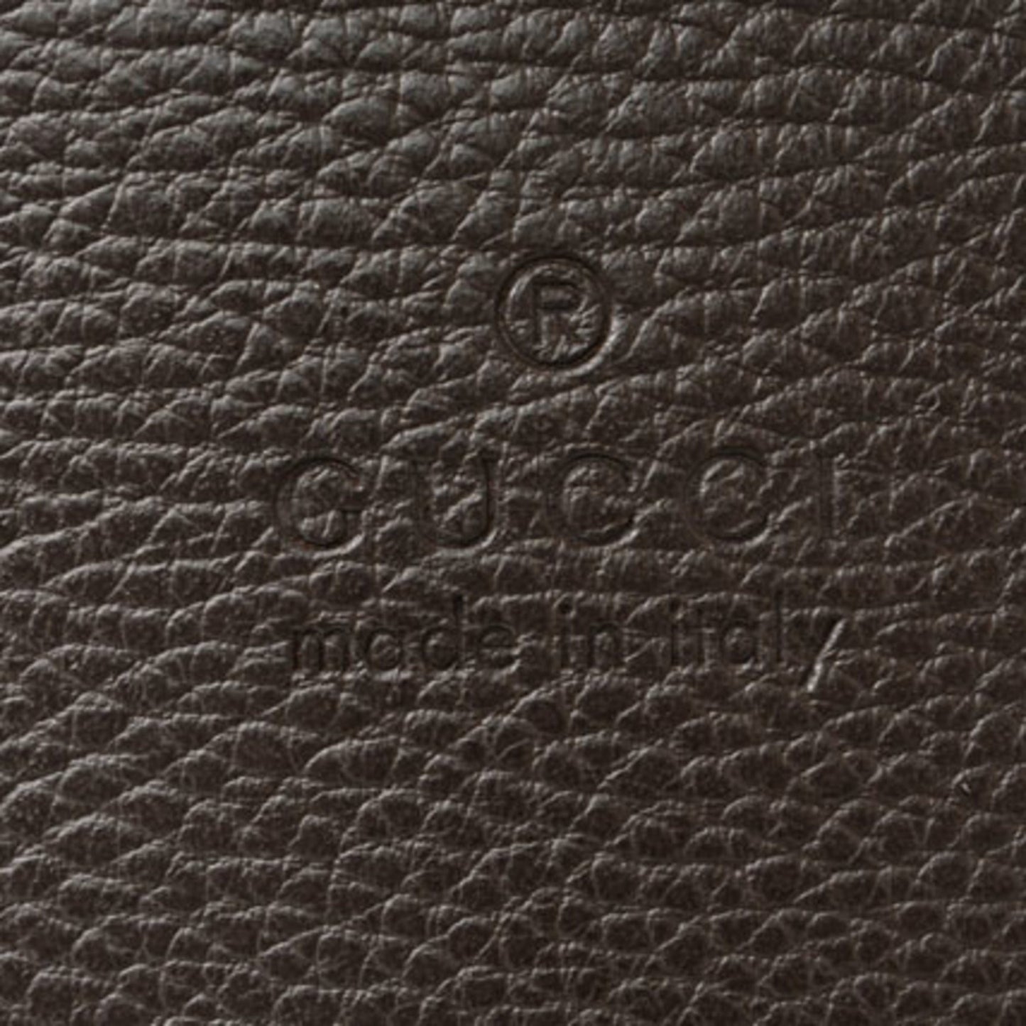 Gucci Dark Brown Leather Handbag Shoulder Bag