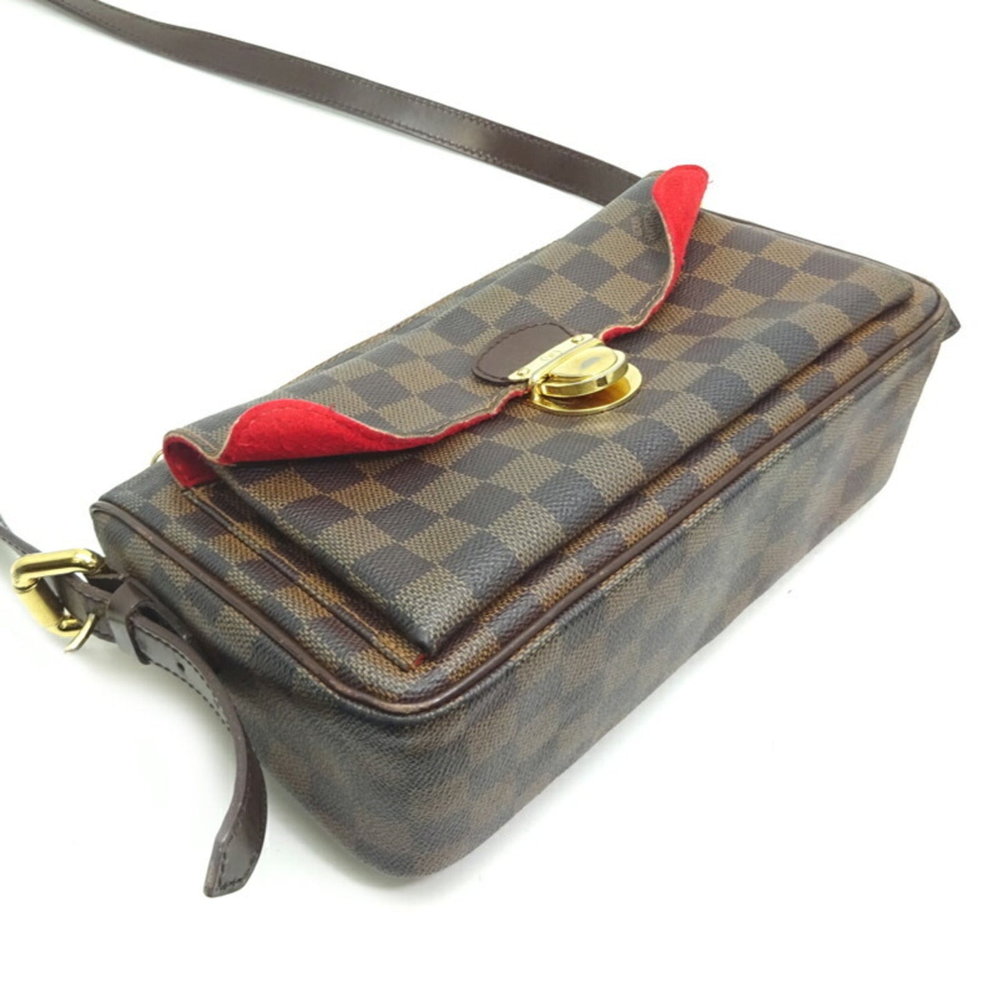 Louis Vuitton Brown Ebene Damier Canvas Shoulder Bag