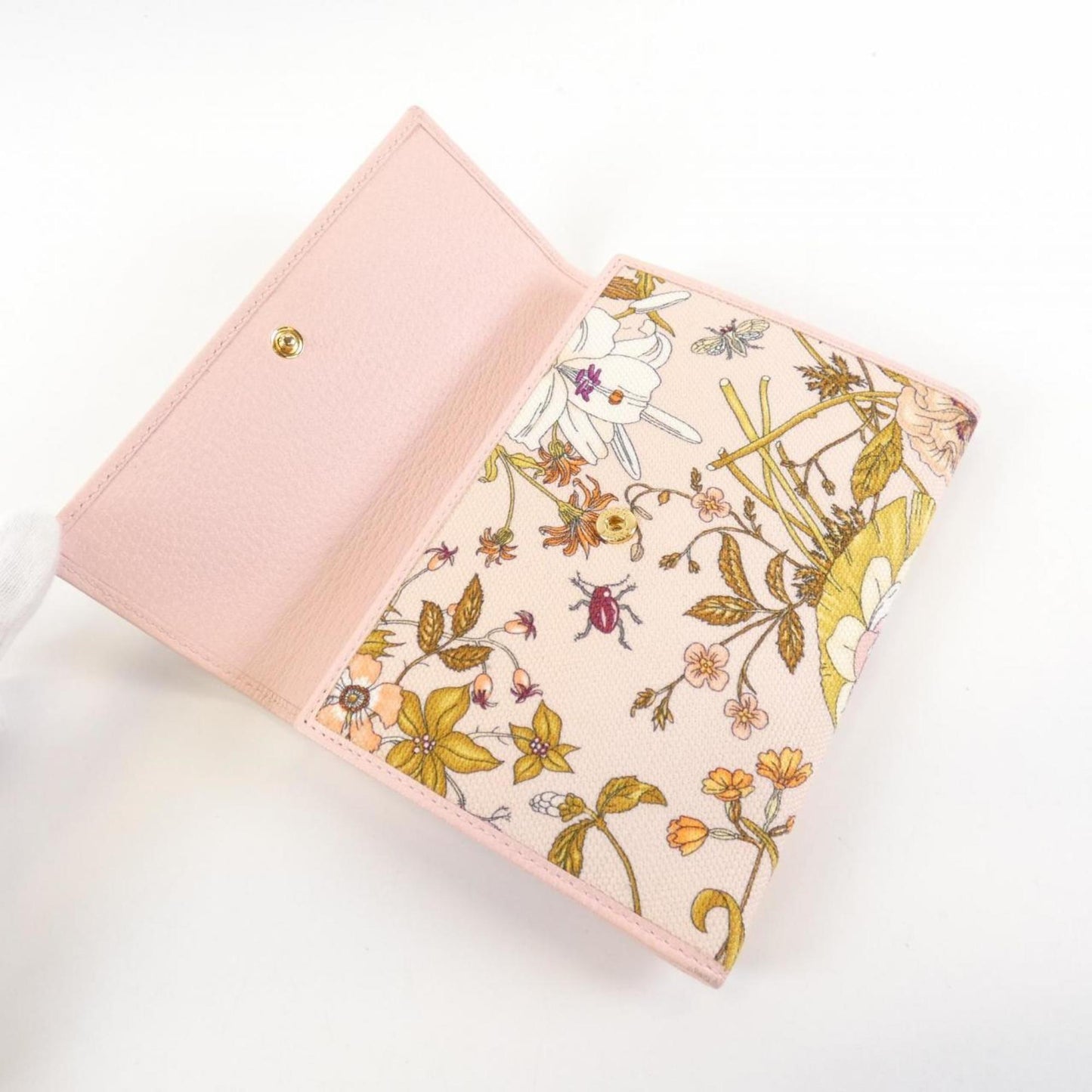 Gucci Pink Canvas Pouch