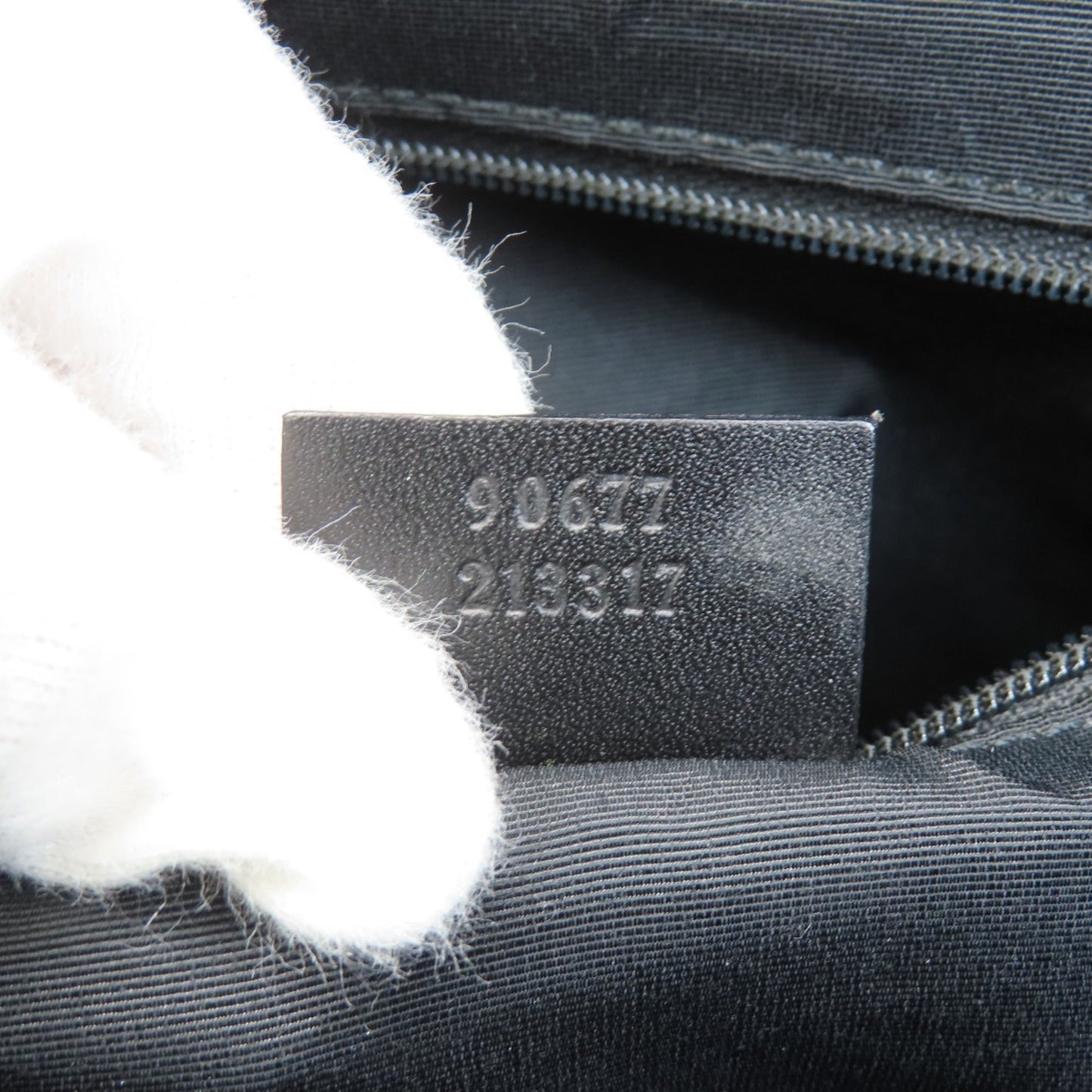 Gucci Black Canvas Tote Bag