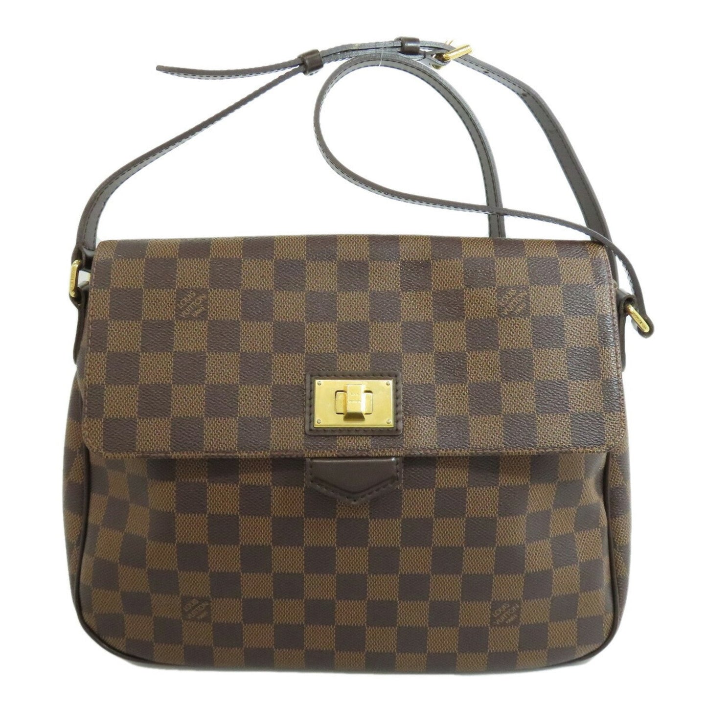 Louis Vuitton Damier Canvas Ebene Damier Canvas Shoulder Bag
