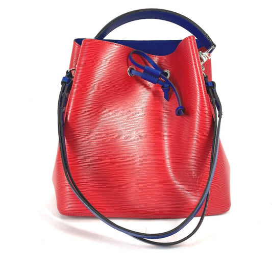 Louis Vuitton Red Leather Shoulder Bag ()