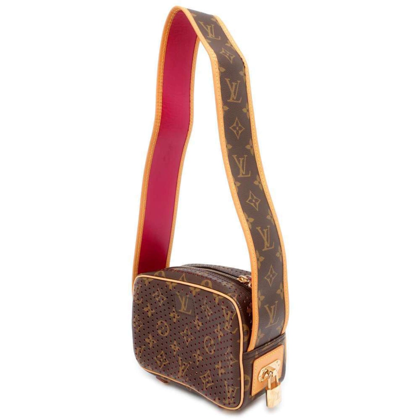 Louis Vuitton Monogram Perfo Fuchsia Monogram Monogram Perforated Shoulder Bag