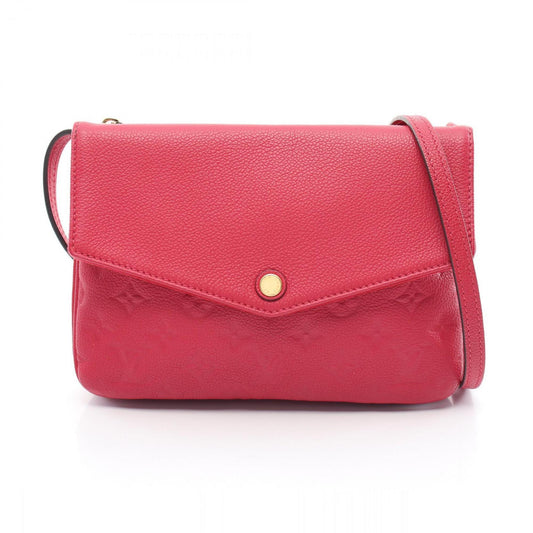 Louis Vuitton Red Color Monogram Empreinte Leather Shoulder Bag ()