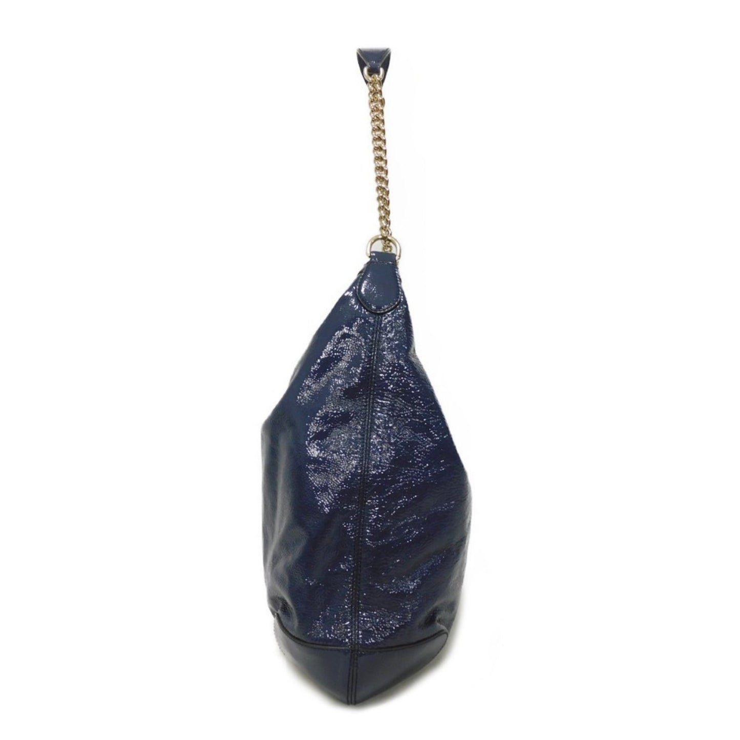 Gucci Soho Navy Patent Leather Shoulder Bag