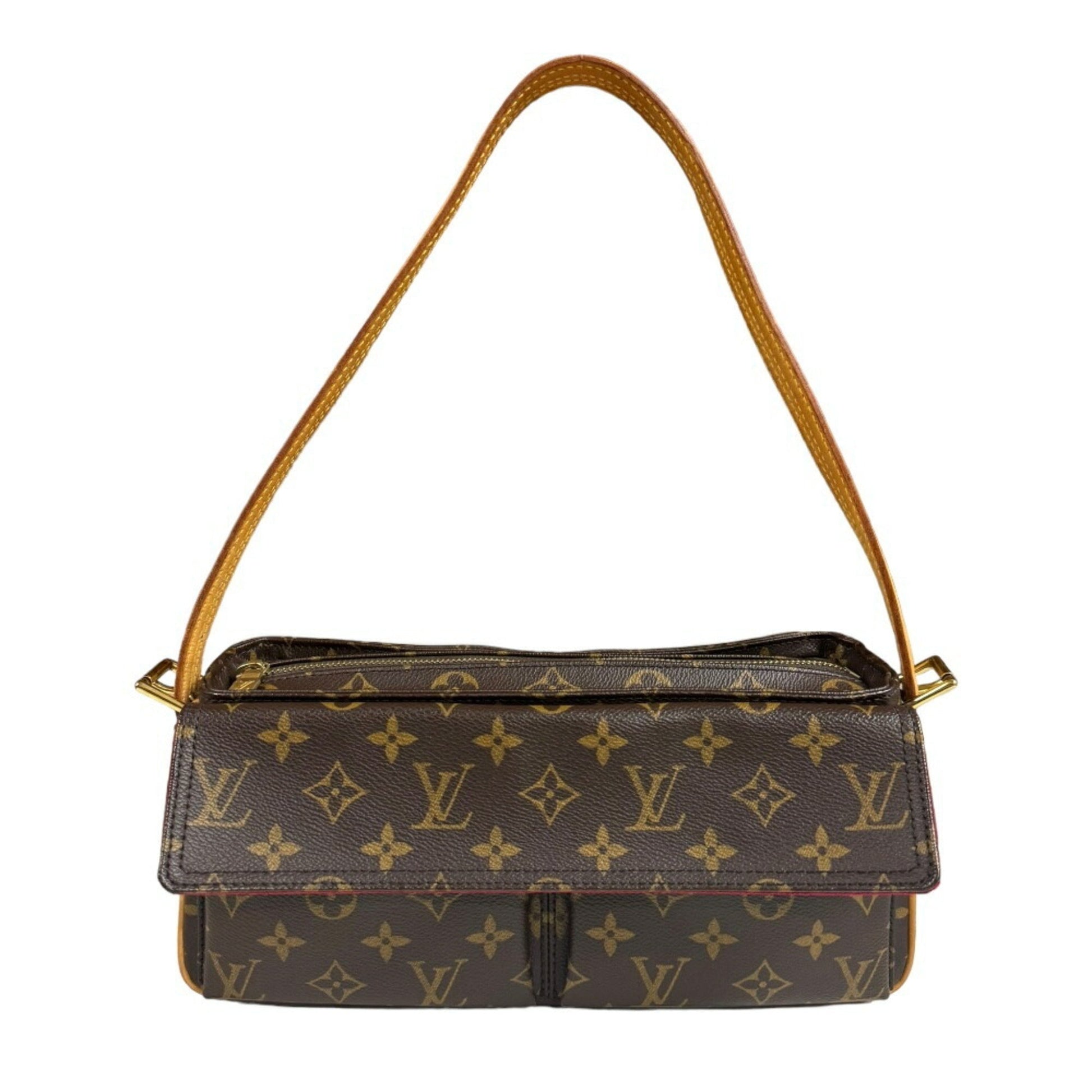 Louis Vuitton Brown Monogram Shoulder Bag ()