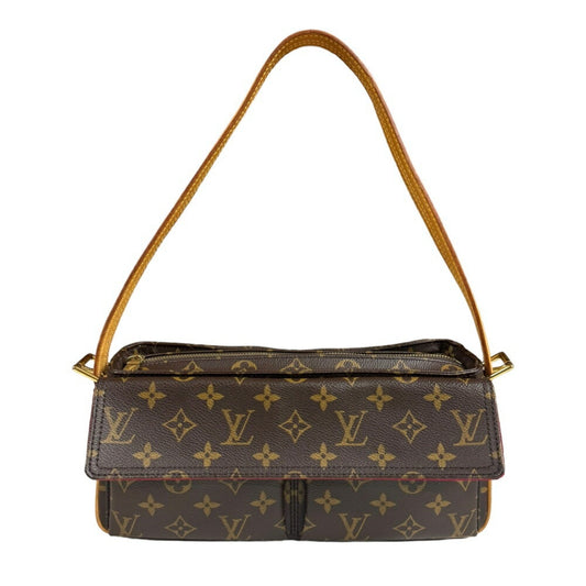 Louis Vuitton Brown Monogram Shoulder Bag ()