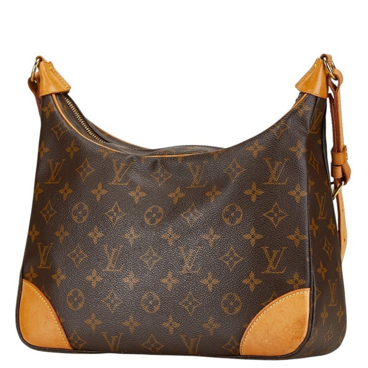 Louis Vuitton Brown Pvc Leather Shoulder Bag