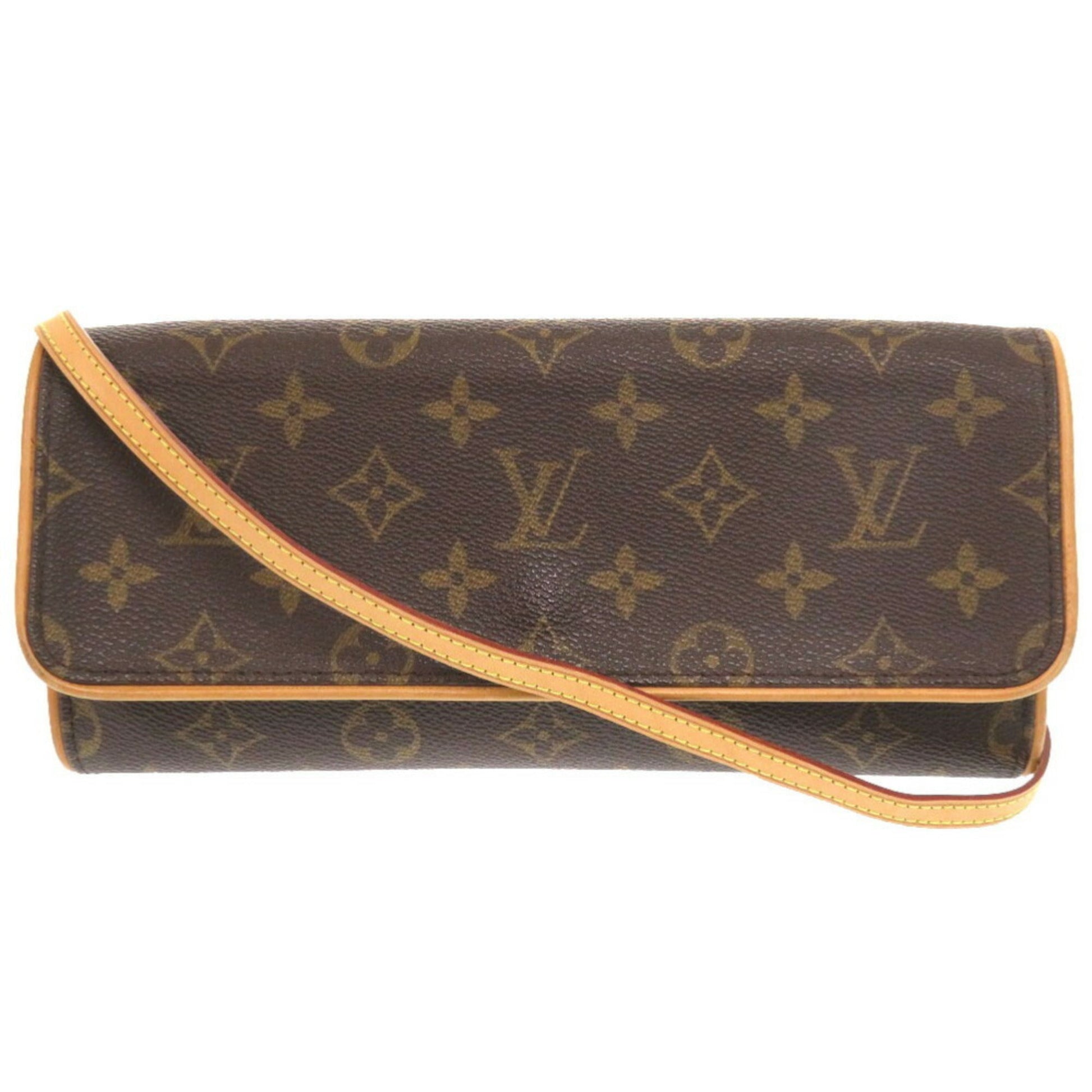 Louis Vuitton Brown Monogram Monogram Pochette Shoulder Bag ()