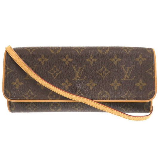 Louis Vuitton Brown Monogram Monogram Pochette Shoulder Bag ()