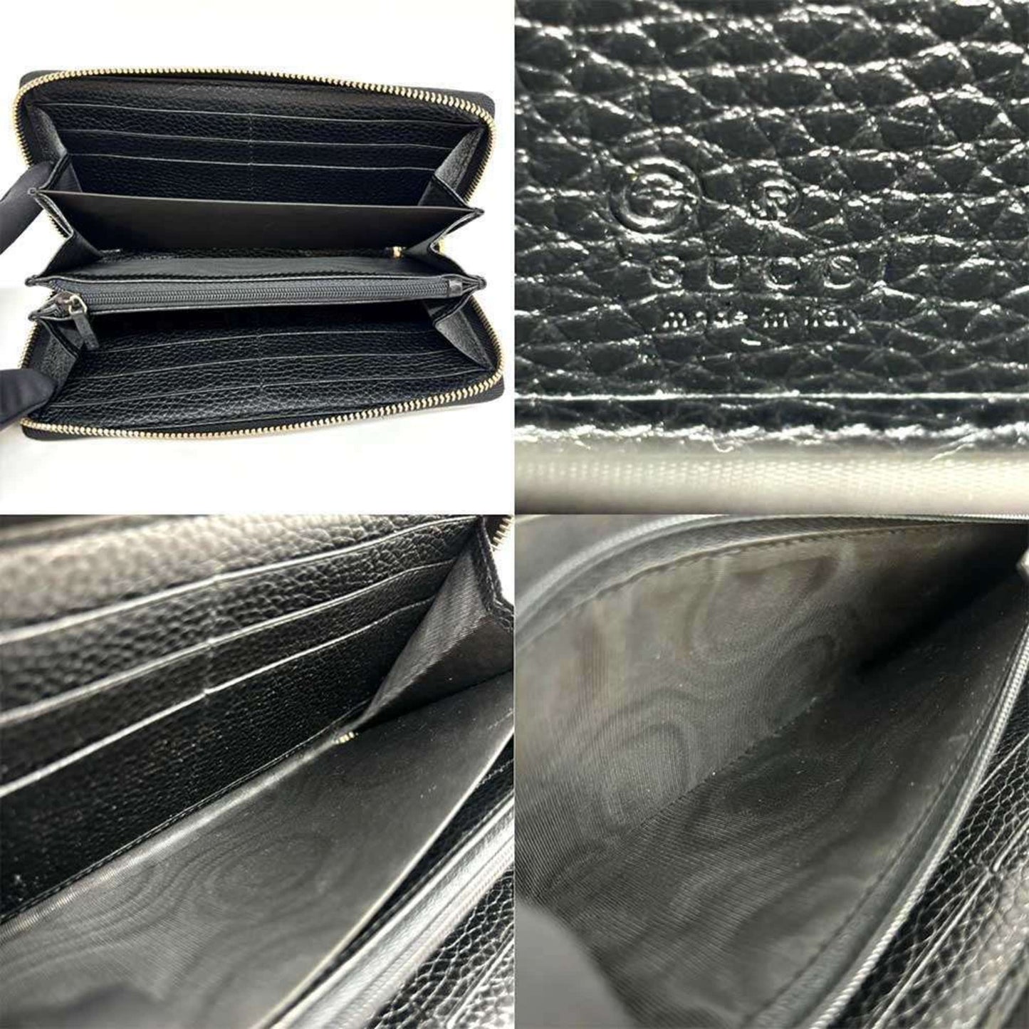 Gucci Black Leather Wallet (Bi-Fold)