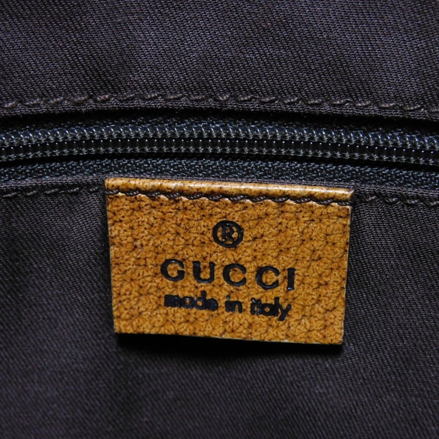 Gucci Beige Brown Gg Canvas Leather Messenger Bag Shoulder Bag