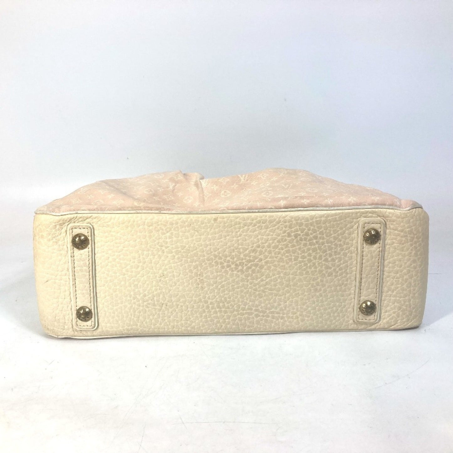 Louis Vuitton Pink Monogram Mini Lin Boston Bag Handbag Shoulder Bag
