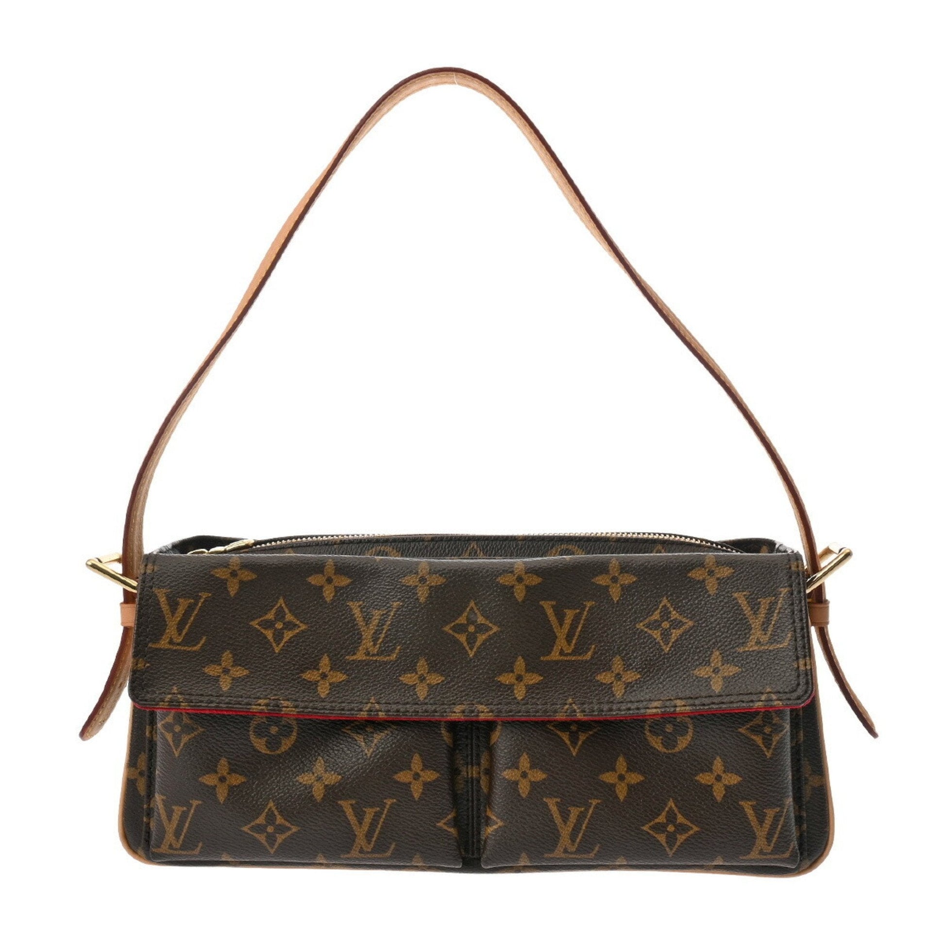 Louis Vuitton Brown Monogram Shoulder Bag ()