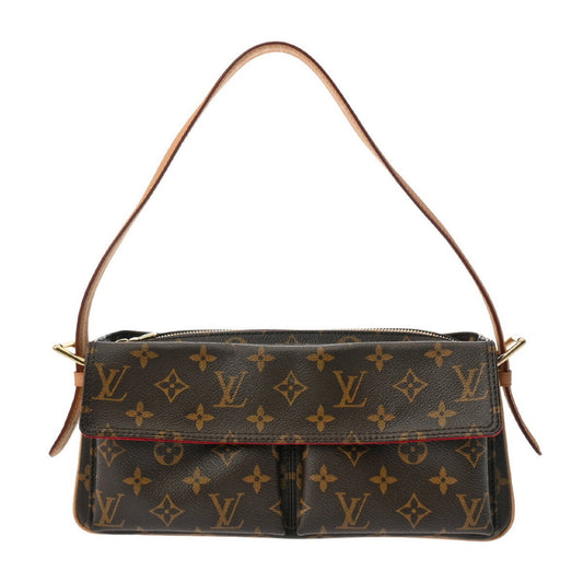 Louis Vuitton Brown Monogram Shoulder Bag ()