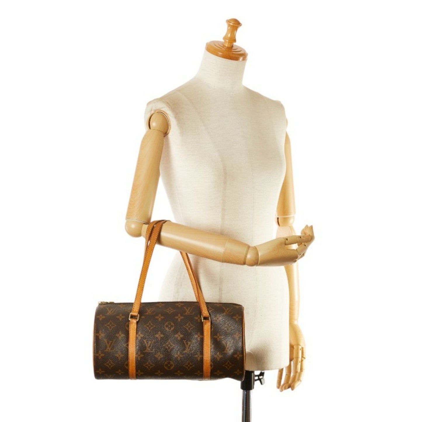 Louis Vuitton Brown Pvc Leather Shoulder Bag