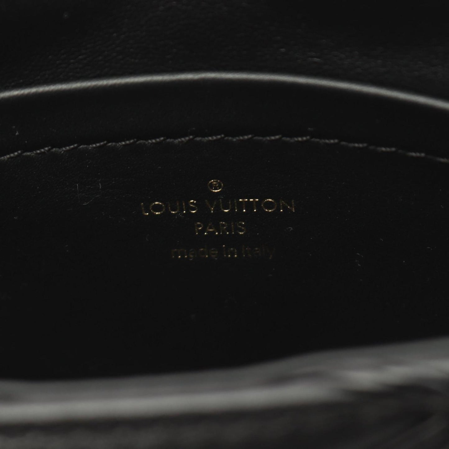 Louis Vuitton Black Noir Leather Shoulder Bag
